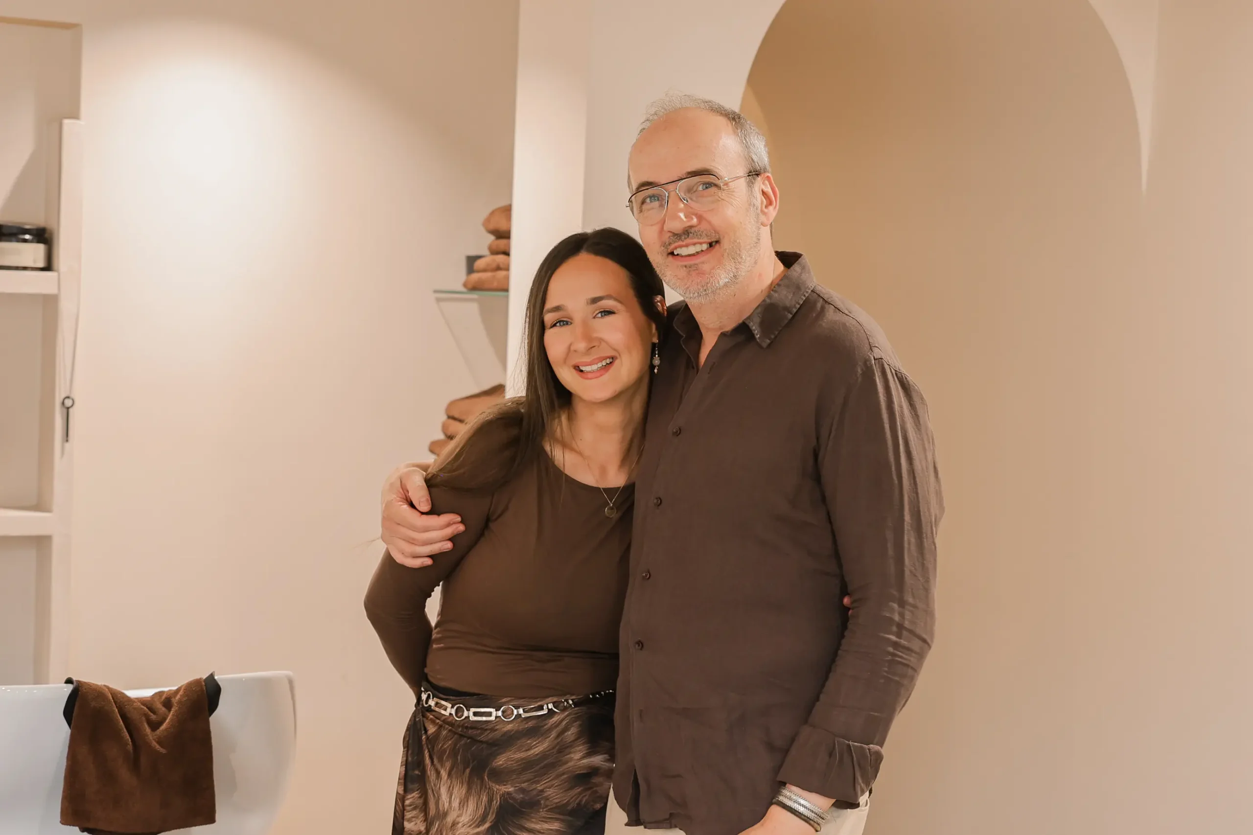 Collega's van Nature Hair Experience samen op de foto in de salon